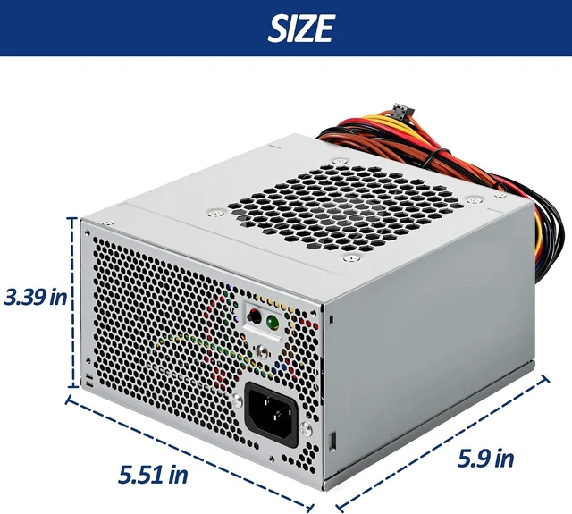 Alt view image 14 of 14 - Upgraded HU460AM-01 WC1T4 D460AM-03 460W Power Supply Compatible with Dell XPS 7100 8000 8100 8300 8500 8700 8900 8910 8920 8930 Alien-Ware Aurora R5 R6 R7