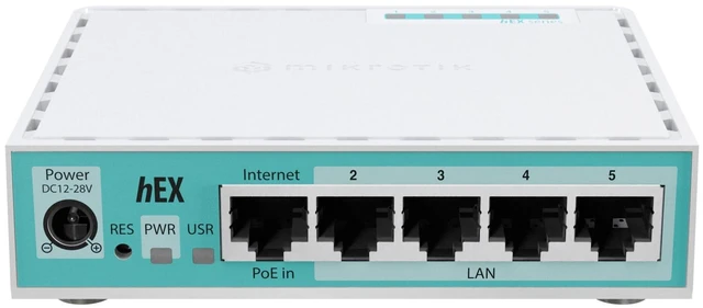 Alt view image 4 of 4 - Mikrotik - hEX 5 Port Gigabit 512Mb RAM Router (E50UG)