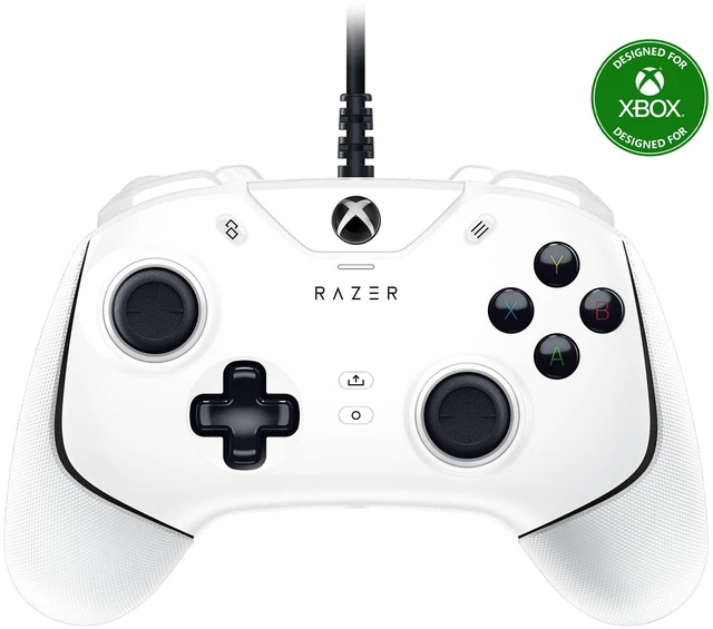 Alt view image 8 of 14 - Wired Gaming Controller for Xbox Series X|S, Xbox One, PC: Remappable Front-Facing Buttons - Mecha-Tactile Action Buttons and D-Pad - Trigger Stop-Switches - White