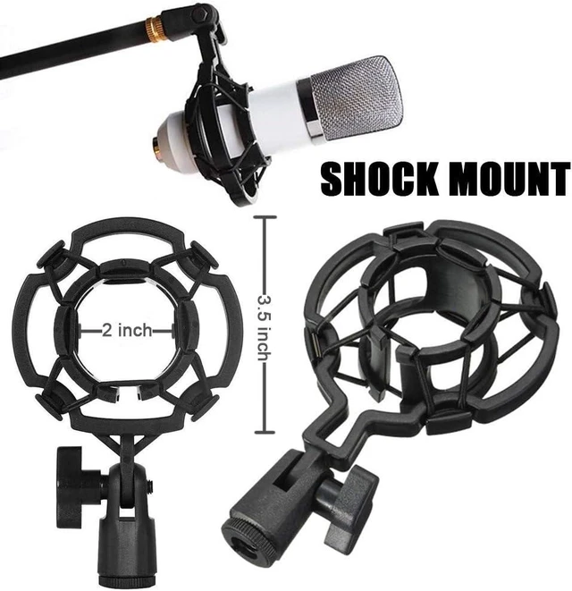 Alt view image 10 of 12 - GLEAM Microphone Isolation Shield - Tripod Stand 2 ft 6" to 5 ft 10" Height Adjustable Stand Compatible w/Blue Yeti, AT2020, AKG, Rode Microphones
