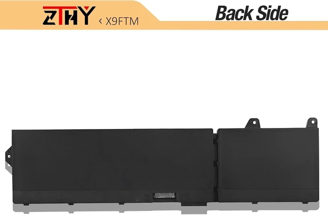 Alt view image 13 of 14 - X9FTM Laptop Battery Replacement for Dell Precision 7770 7670 7780 7680 Mobile Workstation Series P114F P114F001 P114F002 P115F P115F001 P115F002 05JMD8 965V4 05JMD8 0965V4 0X9FTM 11.55V 93Wh 6-Cell
