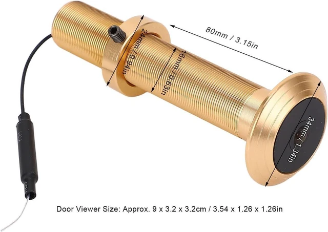 Alt view image 13 of 14 - Smart Door Peephole Camera, 1080P HD Door Eye Hole Camera Night Movement Detection Connection, 220° Wide Angle, for Home Security (32GB)