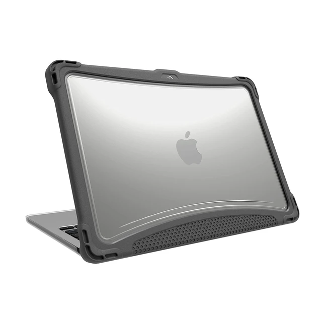 Alt view image 6 of 10 - Brenthaven 360 Laptop Case Fits ONLY MacBook Air 13.6 inch M4 ^^ M3 ^^ M2 (2022-2024) Durable Rugged Lightweight Drop Tested Computer Cover Protection for Kids Students School and Office Supplies Gray