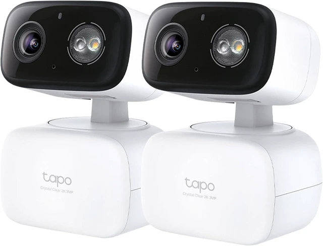 Alt view image 8 of 14 - Tapo 2K Indoor/Outdoor Pan/Tilt Wired Security Camera - Baby Monitoring, Person & Baby Cry Detection, 360° Motion Tracking, Night Vision, No-Subscription Local Storage or Optional Cloud, C216 (2-Pack)