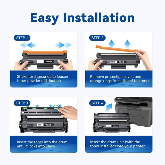 Alt view image 10 of 12 - Compatible TN830XL Toner Cartridge Replacement for Brother TN830