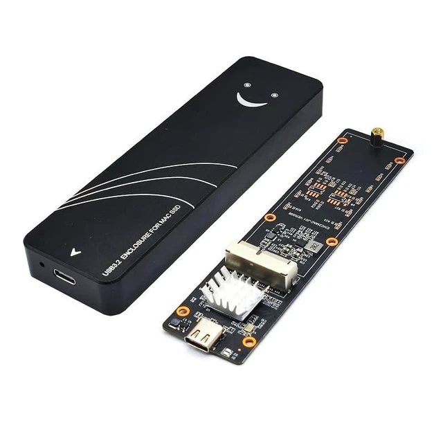 Alt view image 7 of 10 - Sintech USB 3.2 External Case,USB Type C Enclosure,Compatible with 28Pin MacBook Air(Mid 2013-2016) and PRO(Late 2013 - Mid 2015) SSD,Support nVME with ST-NGFF2013