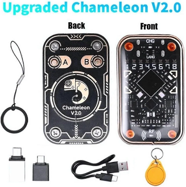 Alt view image 13 of 14 - Chameleon Ultra The Ultimate NFC & RFID Emulator Tool, RFID Reader Writer Smart Card Duplicator, Replacement Convenient RFID Key Fob Solution, Opens Access Control Systems (1)