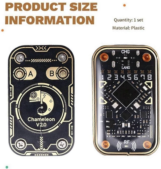 Alt view image 14 of 14 - Chameleon Ultra The Ultimate NFC & RFID Emulator Tool, RFID Reader Writer Smart Card Duplicator, Replacement Convenient RFID Key Fob Solution, Opens Access Control Systems (1)