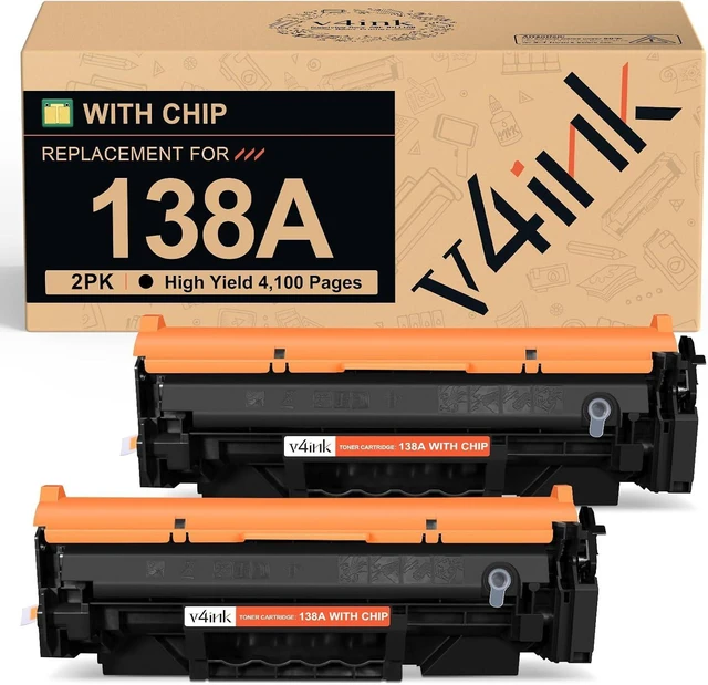 Alt view image 8 of 14 - 138A Black Toner Cartridge Compatible for HP MFP 3101fdw 3101sdw 3001dw