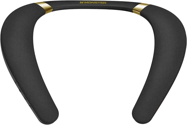 Alt view image 8 of 14 - Monster Boomerang Neckband Bluetooth Speaker, Neck Wireless Wearable Speaker with 12H Playtime, True 3D Stereo Sound, Portable Soundwear, IPX7 Waterproof, for Home Sport Outdoor