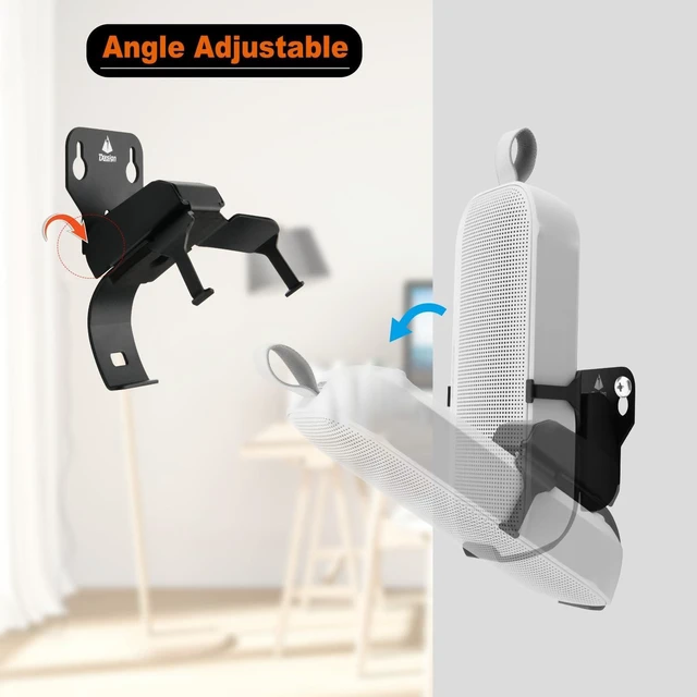 Alt view image 8 of 10 - TXEsign Wall Speaker Mount for Bose SoundLink Flex/Bose New SoundLink Flex 2nd Gen, Metal Wall/Ceiling Mount Angle Adjustable Speaker Bracket Holder