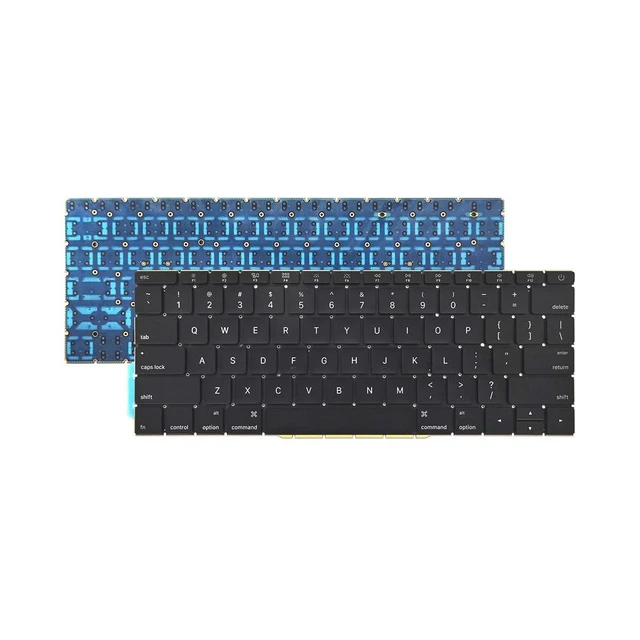 Alt view image 6 of 10 - ICTION New Replacement US Layout Keyboard for MacBook Pro 13" inch A1708 Keyboard Late 2016 mid 2017 Year