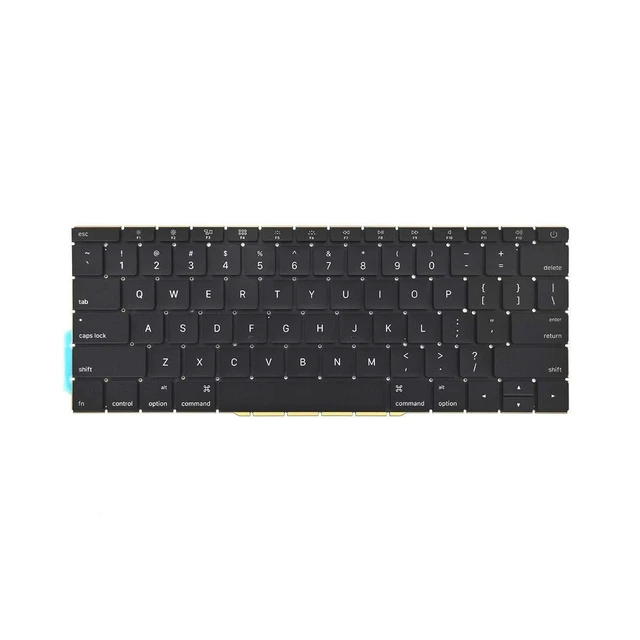 Alt view image 7 of 10 - ICTION New Replacement US Layout Keyboard for MacBook Pro 13" inch A1708 Keyboard Late 2016 mid 2017 Year