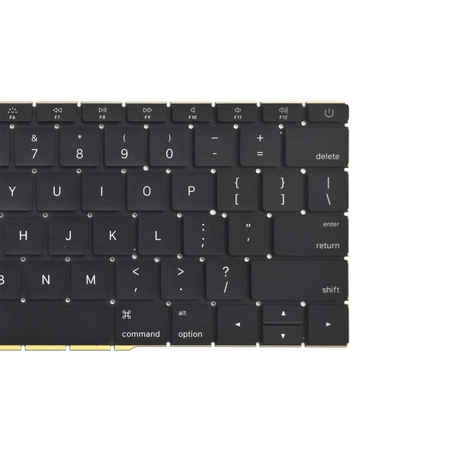 Alt view image 9 of 10 - ICTION New Replacement US Layout Keyboard for MacBook Pro 13" inch A1708 Keyboard Late 2016 mid 2017 Year