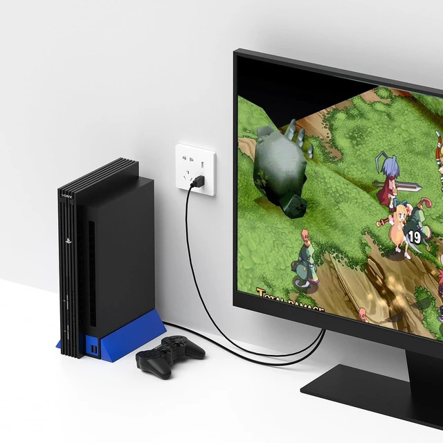 Alt view image 8 of 10 - Arector PS2 to HDMI Converter, Suitable for PlayStation 2/3 Console HD Upscaler, PS2 HDMI Cable for True Ypbpr HD Signal HDTV HDMI Monitor