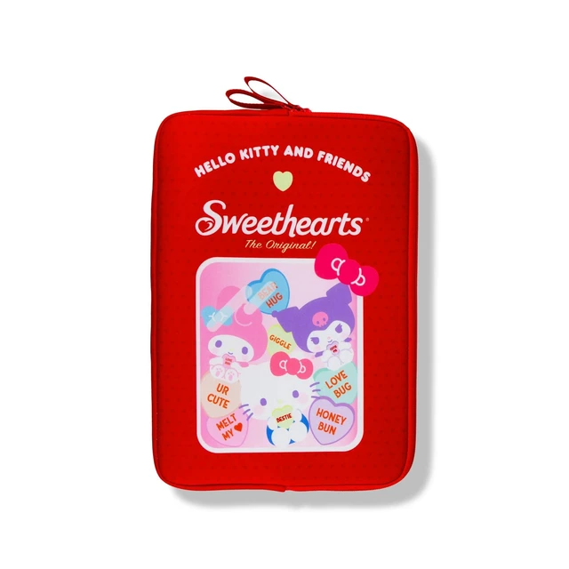 Alt view image 6 of 10 - Sonix x Sanrio Slim Laptop Sleeve 16 inch, Neoprene Computer Cover Case, Protective Tech Bag ^^ Hello Kitty and Friends x Sweethearts 15" - 16"