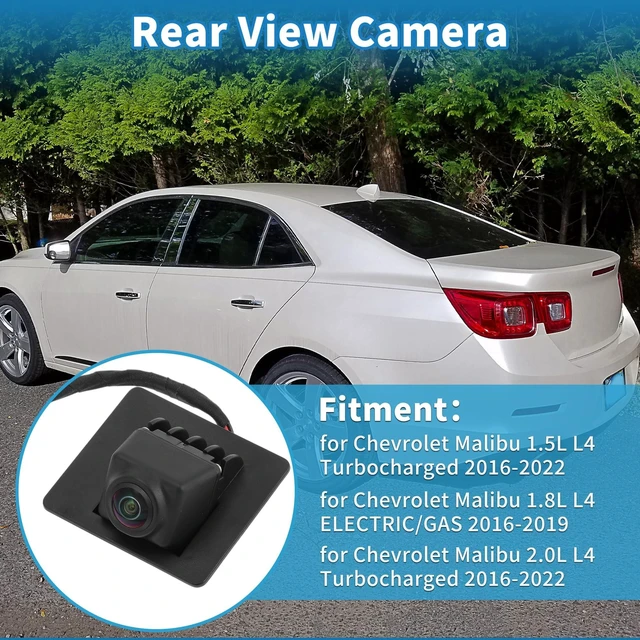 Alt view image 7 of 10 - HOPESPANNER Rear View Camera for Chevrolet Malibu 2016-2022 Park Assist Camera Backup Reverse Camera Replace No.23334180