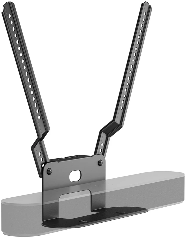 Alt view image 6 of 10 - Soundbar TV Mount Compatible with Sonos Beam, Holds Up to 11 lbs, Soundbar Mount for Surround Sound, Under TV Installation, Black