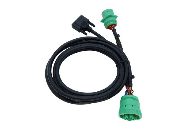 Alt view image 10 of 10 - MITOB DB15 to Green Type 2 J1939 Male and Female Splitter Y Cable for Truck ELD Device