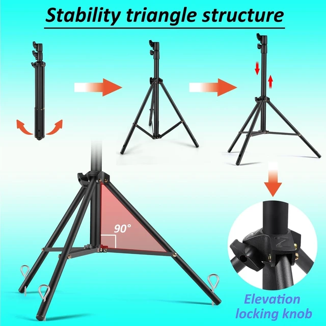 Alt view image 10 of 10 - Starlink Gen 3 Tripod & Pipe Adapter Mount - All-Terrain Dish Stand Kit for Rev 4 Standard (RV,Camping, Hiking, Job Sites)