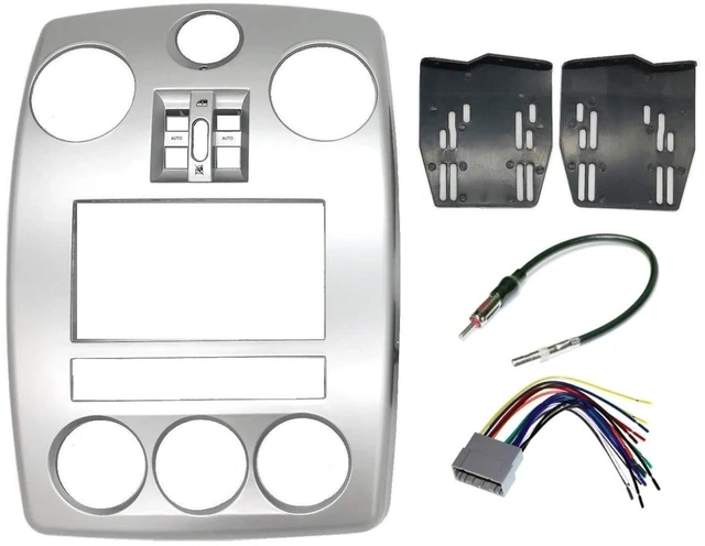 Alt view image 6 of 10 - Aftermarket Radio Double Din Dash Kit Compatible with Chrysler Pt Cruiser 2006-2010