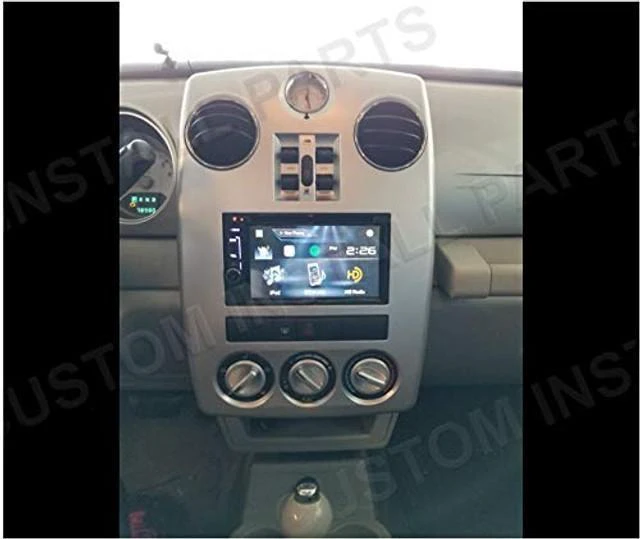 Alt view image 8 of 10 - Aftermarket Radio Double Din Dash Kit Compatible with Chrysler Pt Cruiser 2006-2010