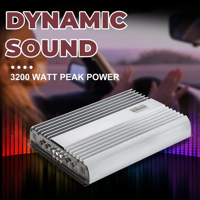 Alt view image 10 of 10 - 3200W 12V 4 Channel Car Amplifier Stereo Power Amp Audio 4CH Bass Sub Woofer