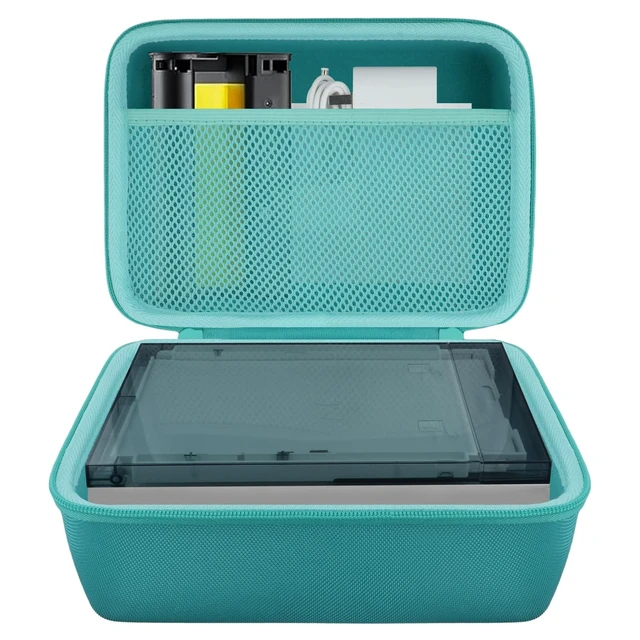Alt view image 6 of 10 - khanka Case Compatible with M110 M100 M200 Liene 4x6'' Photo Printer, Wi-Fi Picture Printer,Case Only(Blue)
