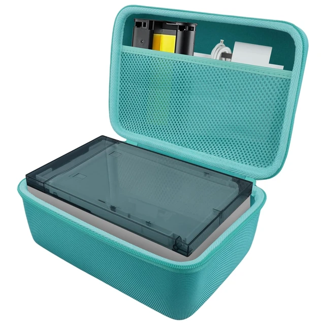 Alt view image 8 of 10 - khanka Case Compatible with M110 M100 M200 Liene 4x6'' Photo Printer, Wi-Fi Picture Printer,Case Only(Blue)