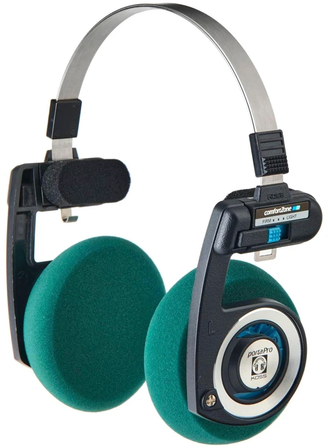 Alt view image 10 of 10 - YAXI EARPADS for Koss PORTAPRO 3Pairs+Pouch ((Black+Green+Grey)+Pouch)