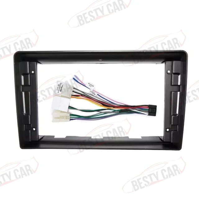 Alt view image 7 of 10 - Fits for Toyota Avensis 2002-2008 Black Car Radio Stereo Fascia Frame Double DIN 10.1 inch Dash Installation Mounting Kit
