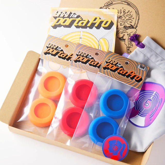 Alt view image 6 of 10 - YAXI EARPADS for Koss PORTAPRO 3Pairs+Pouch ((Orange+Blue+Red)+Pouch)