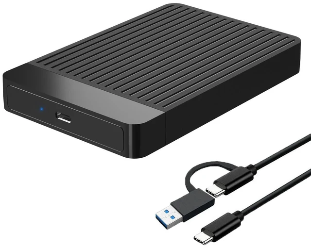 Alt view image 6 of 10 - Tianken 320GB Ultra Slim Portable External Hard Drive 2.5'' HDD USB 3.1 Type-C Storage for PC, Mac, Laptop