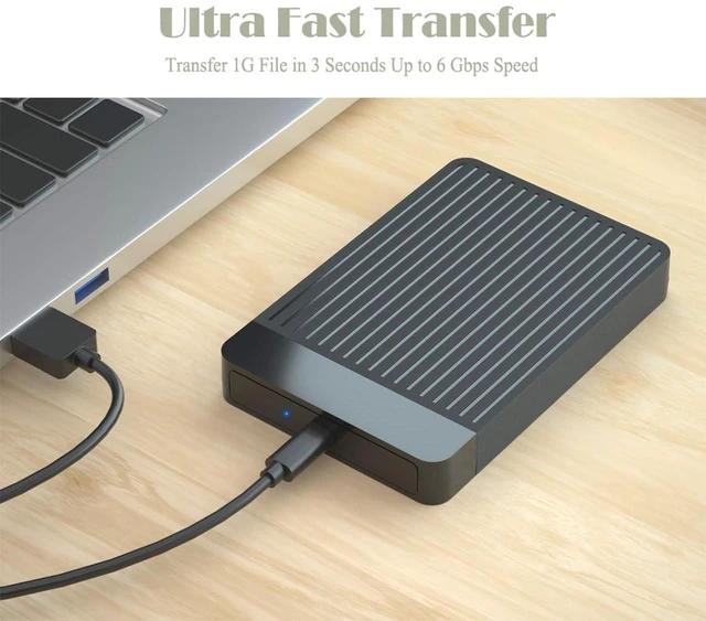 Alt view image 9 of 10 - Tianken 320GB Ultra Slim Portable External Hard Drive 2.5'' HDD USB 3.1 Type-C Storage for PC, Mac, Laptop