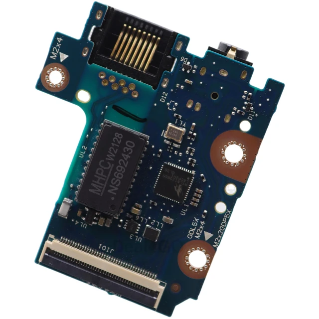 Alt view image 7 of 10 - Deal4GO Audio Jack Network Ethernet Port IO Board 7C6KC 91CKF Replacement for Dell G15 5511 5515 Alienware M15 R5 (RTX 3060)