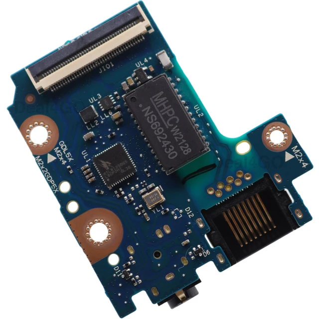 Alt view image 10 of 10 - Deal4GO Audio Jack Network Ethernet Port IO Board 7C6KC 91CKF Replacement for Dell G15 5511 5515 Alienware M15 R5 (RTX 3060)