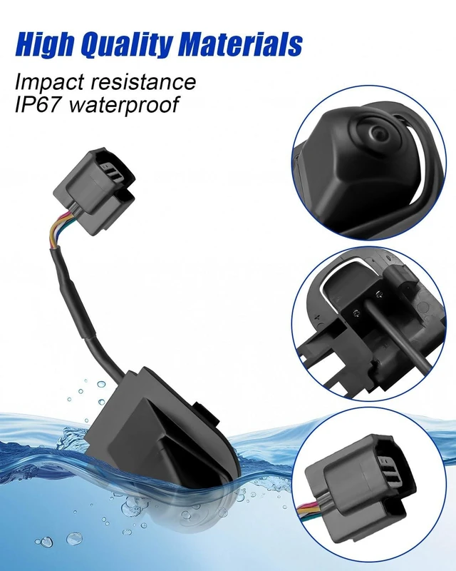 Alt view image 9 of 10 - Vaticas Rearview Camera Fit for Honda Accord 2 Door EX EX-L 2013-2017, Parking Assist Camera Replace 39530-T3L-A01 39530T3LA01, Backup Reverse Camera