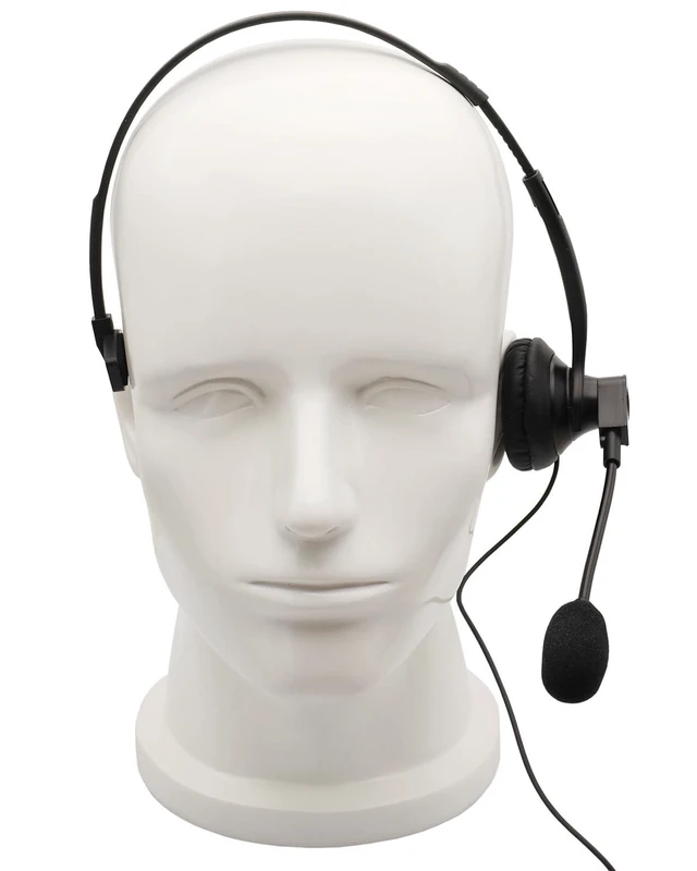 Alt view image 9 of 10 - Over-Head Earpiece with Boom Mic VOX for Motorola MD200TPR MH230R MT350R MT352R MS355R MR355R Talkabout Walkie Talkie 1-pin