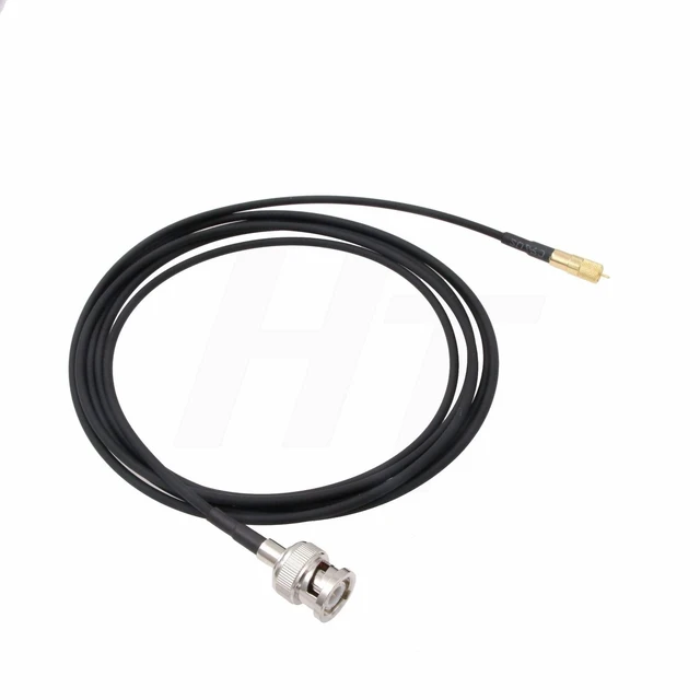 Alt view image 8 of 8 - HangTon BNC to Microdot UNF 10-32 RF Coax Cable for GRAS Mic Vibration Test Sensor Acceleration Meter Transducer Acoustic RG174 50 Ohm 5M