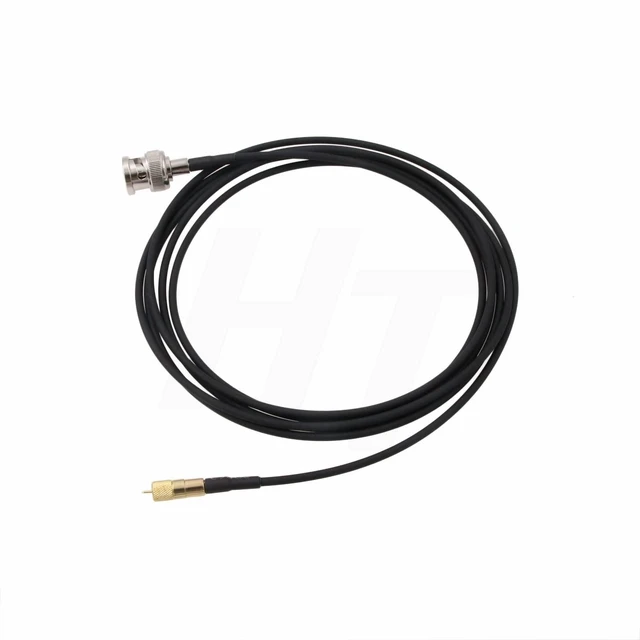 Alt view image 7 of 8 - HangTon BNC to Microdot UNF 10-32 RF Coax Cable for GRAS Mic Vibration Test Sensor Acceleration Meter Transducer Acoustic RG174 50 Ohm 5M