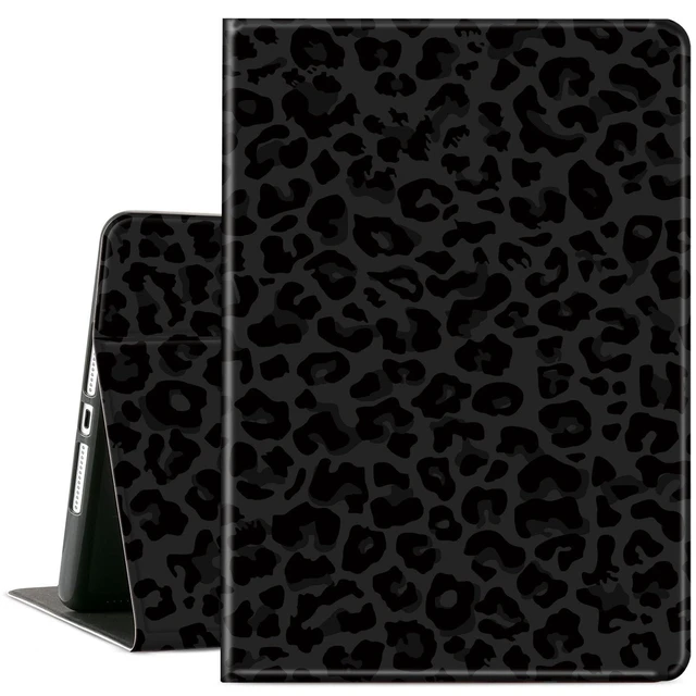 Alt view image 6 of 10 - ACWDMKH Case for Microsoft Surface Pro 11/10 / 9 13 Inch,PU Leather Cute Slim Folio Adjustable Stand Cover Case for Surface Pro 11th Edition AI,Black Green Leopard
