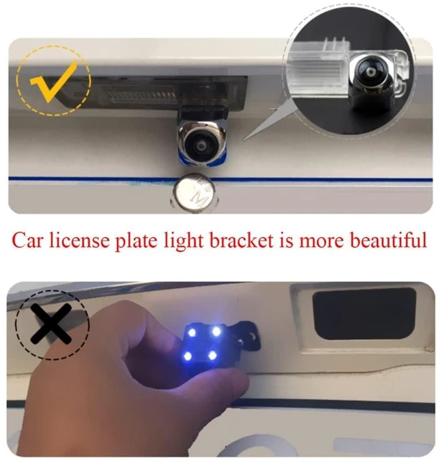 Alt view image 10 of 10 - Vlicevrn Fisheye Vehicle Car Rear View Camera Night Vision Backup Camera for Honda Accord/Spirior/Honda City/Fit Sedan/Honda Civic/Ciimo/Honda Crider (Fisheye Fixed)