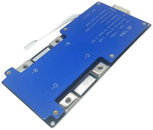 Alt view image 7 of 10 - 8S 100A DC24V BMS LiFePO4 Battery Balance Charge Board NTC Temperature Protection Equalizer
