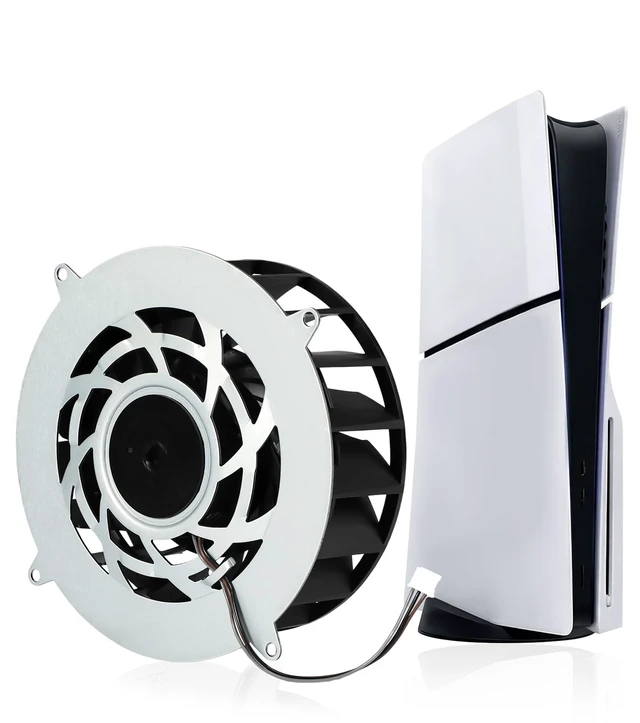 Alt view image 3 of 7 - Ceozon Replacement Internal CPU Cooling Fan 19 Blades Ultra-Quiet High-Speed Motor Compatible with PS5 Slim Disc/Digital Edition, Includes T8 Screwdriver