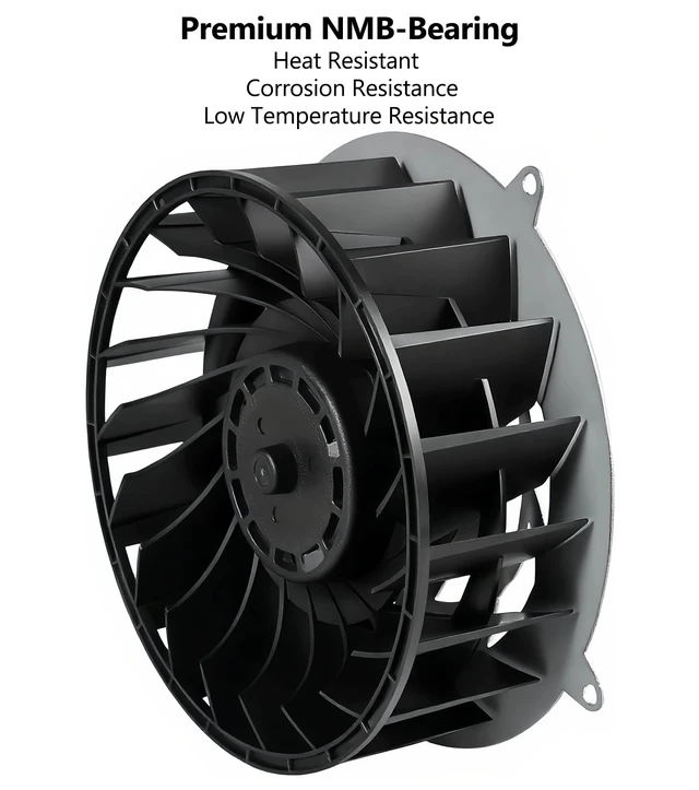 Alt view image 6 of 7 - Ceozon Replacement Internal CPU Cooling Fan 19 Blades Ultra-Quiet High-Speed Motor Compatible with PS5 Slim Disc/Digital Edition, Includes T8 Screwdriver