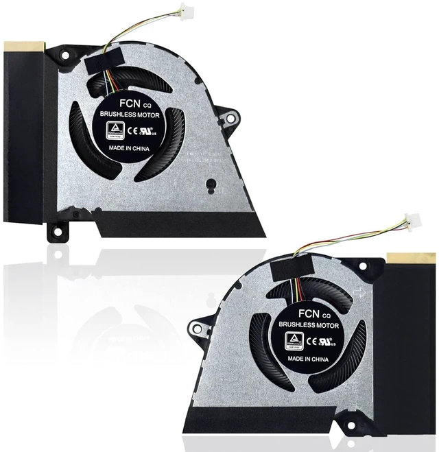 Main image of 2Pack New Replacement Laptop CPU+GPU Cooling Fan for ASUS Rog Zephyrus G14 GA401 GA401I GA401IV GA401IU GA401IH GA401II DFSCK22105182H FMBB DFSCK22115181H FMBC 12V 1A Fan w/ 2 Repair Tools