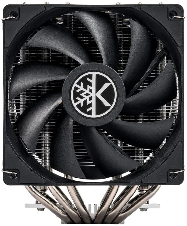 Alt view image 6 of 7 - KINGCOOL CRYO Titan SE 120mm Dual-Tower CPU Air Cooler 260W TDP PC Cooler | Compatible with AMD AM5/AM4 Intel LGA 1851/1700, 6 Copper Heat Pipes, 1800 RPM Speed, 2x120mm PWM Fans, Aluminum Fin Array