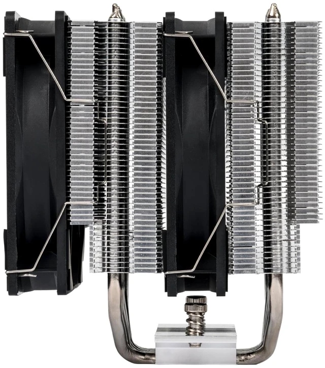 Alt view image 7 of 7 - KINGCOOL CRYO Titan SE 120mm Dual-Tower CPU Air Cooler 260W TDP PC Cooler | Compatible with AMD AM5/AM4 Intel LGA 1851/1700, 6 Copper Heat Pipes, 1800 RPM Speed, 2x120mm PWM Fans, Aluminum Fin Array