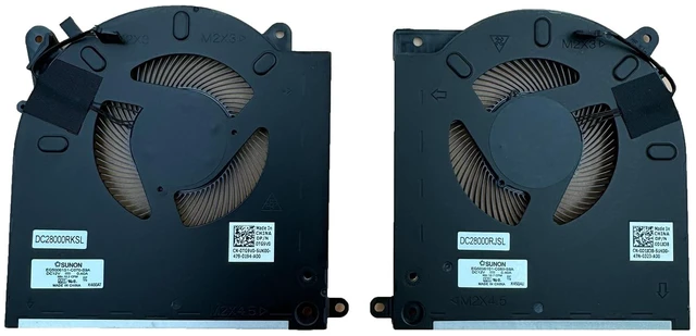 Main image of New Laptop CPU + GPU Cooling Fan for Dell Alienware M15 R3 M15 R4 AWM15-7272WHT-PUS AWM15R4-7689WHT-PUS 7818WHT ALWM15R3 Series 0D1X38 0TG9V0 EG50061S1-C070-S9A EG50061S1-C080-S9A 12V Fan