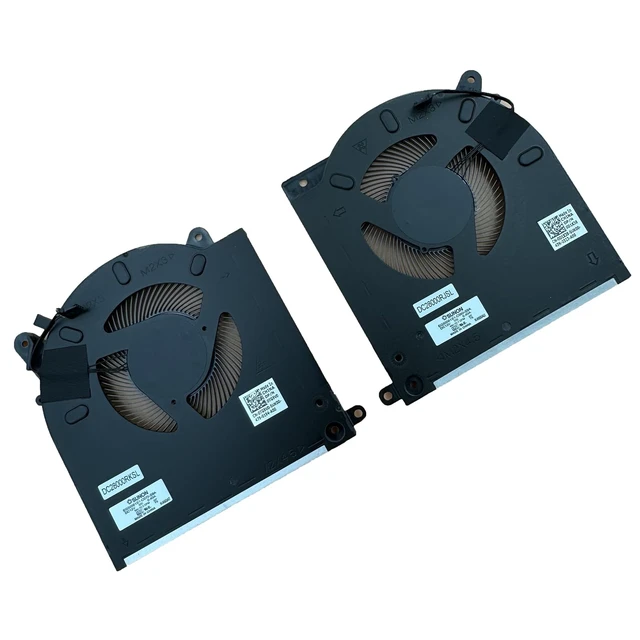 Alt view image 3 of 6 - New Laptop CPU + GPU Cooling Fan for Dell Alienware M15 R3 M15 R4 AWM15-7272WHT-PUS AWM15R4-7689WHT-PUS 7818WHT ALWM15R3 Series 0D1X38 0TG9V0 EG50061S1-C070-S9A EG50061S1-C080-S9A 12V Fan